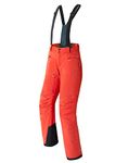 fit space Women's Insulated Ski Pants Waterproof 15K Windproof Snowboarding Bib Winter Snow Sports Pants Orange, X-Small