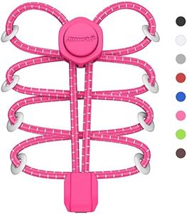 HOMAR Lacci Scarpe Elastici Autobloccanti Lacci per Scarpe Senza Nodo 150cm con Chiusura Facile per Bambini Adulti Scarpe Sneaker Scarpe Casual Stringhe Elastici