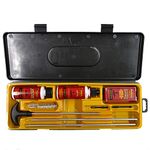 Outers Rifle Cleaning Kit .243 Caliber 6mm / 6.5mm Oil patches Mop 3 Piece Case
