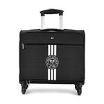 Tommy Hilfiger Polyester Soft 45 Cms Luggage- Suitcase(8903496163896_Dark Black)