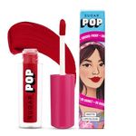 Sugar Pop Matte Lipcolour - 06 Garnet (Wine) 1.6 Ml - Lasts Up To 8 Hours - Red Lipstick For Women | Non-Drying, Smudge Proof, Long Lasting