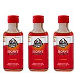 Sloan's Liniment | 100% Ayurvedic | Kills Severe Muscle and Joint Pain | Reduces Swelling & Strengthens Muscle and Ligaments | Since 1901 | 71 ml x Pack of 3