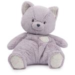 GUND Baby Oh So Snuggly Kitten Large Plush Stuffed Animal for Babies and Infants, Lavender, 12.5”