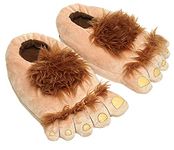 Taodyans Indoor Autumn Winter Slippers Women Non-slipping Warm Home Shoes Funny House Shoes Slippers Indoor Cotton Slippers (Hobbit, L)