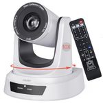 10X Conference Room Camera with HDMI/3G-SDI/USB Output, HDMI PTZ Camera with Remote,1080P PTZ Conference Webcam for Live Streaming,Church, Education,PTZ Live Streaming Camera Work with Zoom, Skype