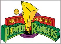 Ata-Boy Power Rangers Logo 2.5" x 3.5" Magnet for Refrigerators and Lockers