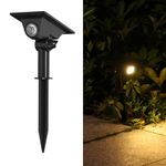 hardoll Abs Solar Spike Light With Multicolor Pathway Lighting For Waterproof Outdoor Garden Decoration (Pack Of 1)