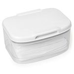 Skip Hop Wipes Dispenser, Nursery Style, Clear/White