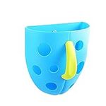 J&K Scoop 'N Store Bath Toy Organizer - Quick & Easy Tidy Up, Suction Cup & Self-Adhesive Hook, Efficient Drainage, Strong & Sturdy, Easy to Clean