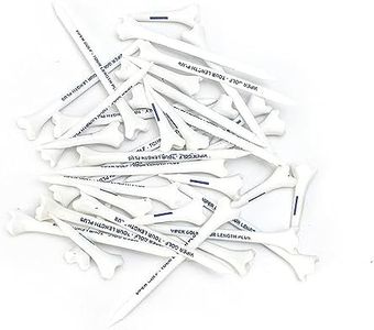 VIPERGOLF Tour Length Plus Plastic Golf Tees, 4 Prong Cup Design, Includes Sizes - 40 Count - 38mm, 20 Count - 69mm, 40 Count - 83mm (Pack of 100)
