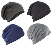 Gajraj Unisex Slouchy Beanie Caps Without Ring (Pack of 4)