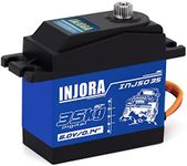 INJORA RC Servo 35KG Digital Servo High Torque RC Parts for 1:10 RC Crawler SCX10 TRX4 D90 (35KG)