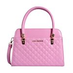 Lino Perros Faux Leather Handbag (PINK)