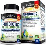 Daily Probiotic Supplement 40 Billion CFU - Gut Health Complex with Astragalus and Lactobacillus Acidophilus Probiotic for Women and Men - Shelf Stable Pre and Probiotics for Digestive Health 120 ct