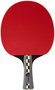 JOOLA Carbon Pro Professional Ping Pong Paddle - Racket with Carbonwood Technology & Red/Black JOOLA 4 You Rubber - Table Tennis Racket Designed for Speed