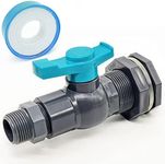 Qitdathn Rain Barrel Spigot Kit 3/4