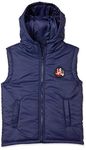 Amazon Brand - Jam & Honey Boy's Puffer Jacket (JHAW20BJK002_Navy_5-6 Years