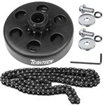 Go Kart Clutch 3/4 Bore 10T with #40 41 420 Chain for Go Kart Minibike Yerf-Dog karts with Tecumseh