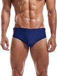 KOTENKO Men Swimwear Swimming Briefs Bikini Boxer Trunks Swimsuits Bathing Suits, Blue, Large