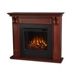 Real Flame 7100E-M 7100E Ashley Electric Fireplace, Medium, Mahogany