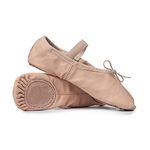 Adult Leather Split-Sole Ballet Shoes T2700 Pink 08.0M