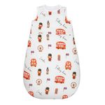 A toddler thing Organic Muslin Aloe Vera Sleeping Bag | Cotton Sleep Sack for Babies | Cozy and Safe | Wearable Baby Blanket | Print - London Bridge | Pack of 1