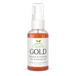 Isabella's Clearly GOLD, Natural Indoor and Outdoor Tanning Oil with Bronzer | Moisturizing Sun Tan Accelerator for a Healthy Bronze Glow with Carrot Seed Oil | Made in USA