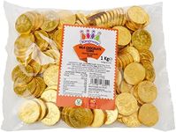 Milk Chocolate Coins - 1kg bag Approx 180 coins