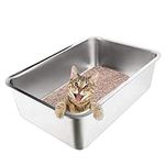 Stainless Steel Cat Litter Box With