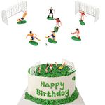 9pcs Football Cake Decoration Set Soccer Toppers for Cakes and Cupcakes Set for Children Kids