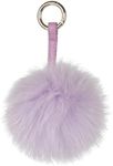 S.ROMZA Pom Pom Keychain Fluffy Rea