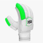 DSC Spliit 5000 Cricket Batting Gloves | Pre-Curved Fingers Leather Palm | Superior Frip and Feel | Airflow Gusset for Ventilation