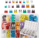 shengbowi Car Fuse Assortment Kit Blade Fuses Automotive Standard Auto Fuses LED Blade Auto Fuse Mini Marine RV Camper Boat Truck (5A 7.5A 10A 15A 20A 25A 30A 35A 40AMP)