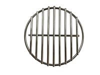 SunshineBBQs Round Replacement BBQ Cooking Charcoal Grill Grate in Heavy Duty 6mm Stainless Steel (19cm (7.48 Inch) Diameter)