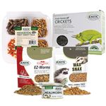 Exotic Nutrition Hedgehog Treat Sampler - Healthy Natural Treat Variety Pack - High Protein Insect Variety Pack for Pet Hedgehogs