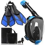 Viginsul Mask Fins Snorkeling Gear 