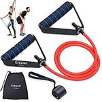 Cikyner Resistance Bands, Resistance Tubes Resistance Bands with Handles Exercise Bands, Ideal for Home Gym Physical Therapy Strength Training Muscle Toning, Door Anchor & Bag included (single tube)