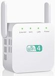 WiFi Range Extender, WiFi Signal Booster, 2.4G 300Mbps WiFi Extender Booster Wireless with LAN Port, Support AP/RPMode, Compatible with All Routers