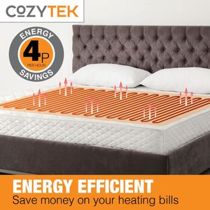 Cozytek Double Electric Blanket – 135x120cm Heated Throw