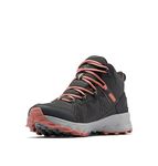 Columbia Women's Peakfreak Ii Mid Outdry Hiking Shoe, Dark Grey Dark Coral, 5.5 UK Wide