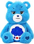 Care Bears 18 inch Plush - Grumpy Bear with Glitter Belly Badge - Soft Huggable Material!, Blue