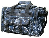 15" Tactical Duffle Military Molle Gear Shoulder Strap Range Bag TF115 DMBK Digital Camo Navy