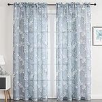 SMILE WEAVER Sheer Curtains 63 inch