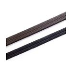 Rubber Grip Reins in Black or Brown (Brown, Full 5/8")