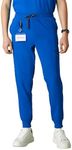 Members Only Men's London Drawstring Jogger Pant - Short (Royal Blue, XL)