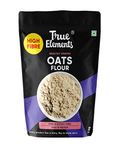 True Elements Oats Flour 1kg - Oats Atta | Oats Flour for Weight Management | 100% Wholegrain Gluten Free Oats | Dietary Food | Healthy Food | Heart Healthy