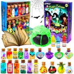 LDomet Magic Potions Kit for Kids - Mix 20 Fairy Dust Potion Bottles, Halloween Christmas Party Decorations, Creative Gift Craft Toy for Boys Girls Ages 6 7 8 9 10+