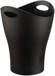 Umbra Garbino Recycled Polypropylene Waste Can, Matte Black