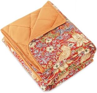 Rosewood x Morris & Co. Strawberry Thief Pet Blanket, Burgundy, 150cm x 100cm