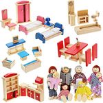 Wooden Dollhouse Furniture Doll Hou